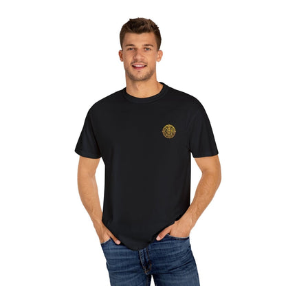 "SK Mode Black Gold Emblem T-shirt" - SK Mode