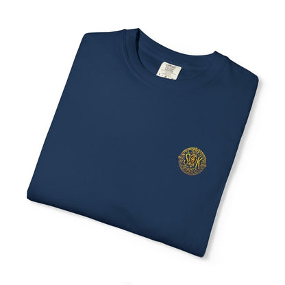 "SK Mode Black Gold Emblem T-shirt" - SK Mode