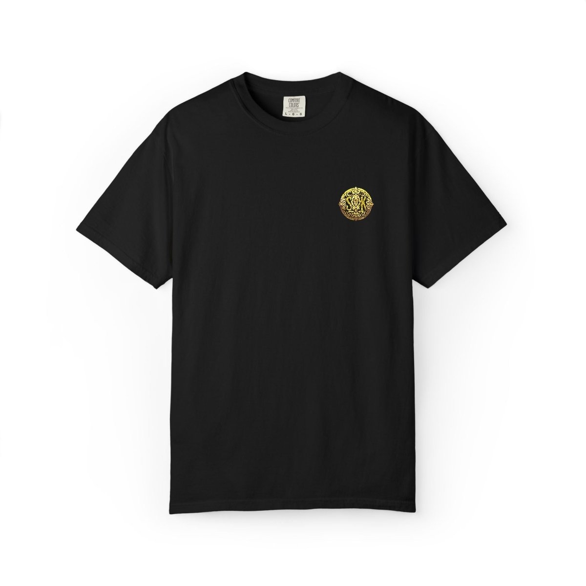 "SK Mode Black Gold Emblem T-shirt" - SK Mode