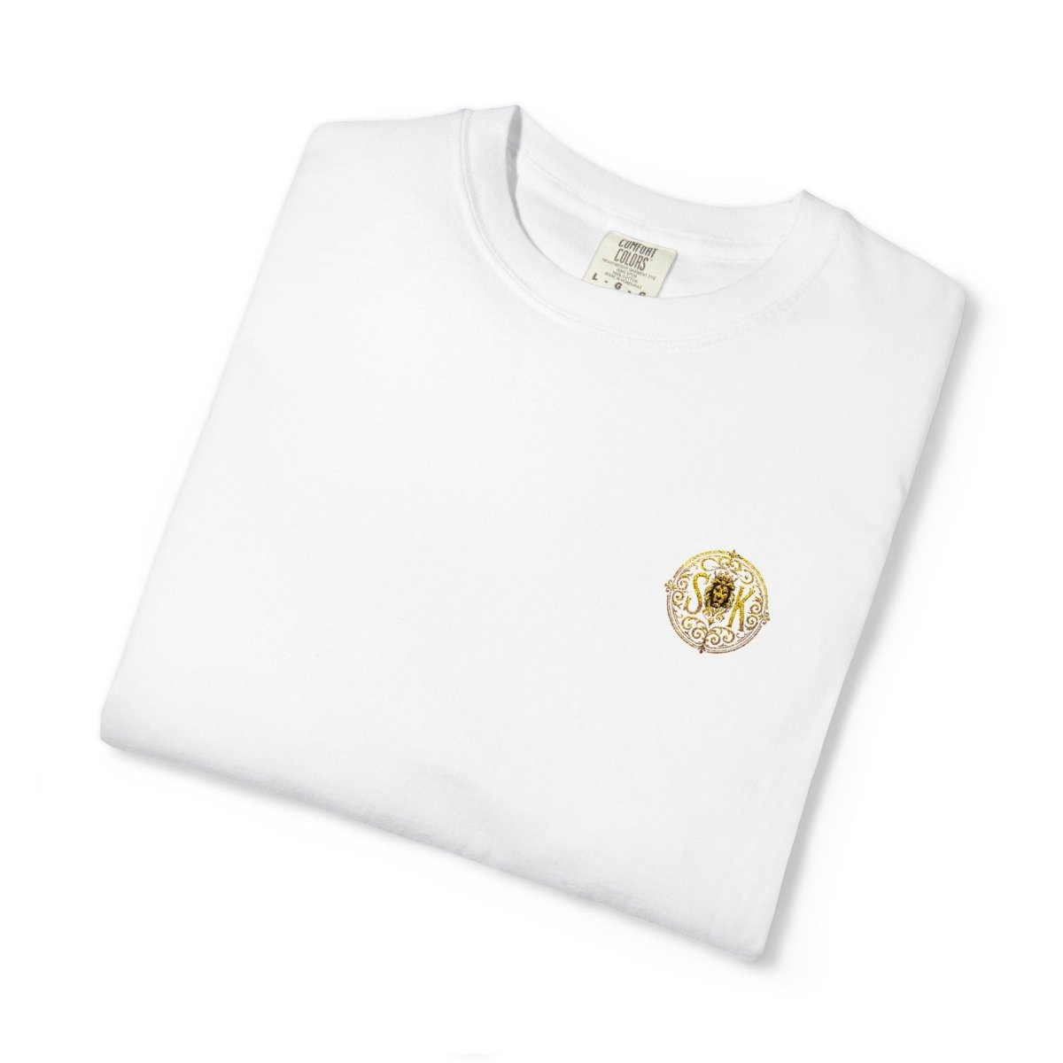 "SK Mode Black Gold Emblem T-shirt" - SK Mode